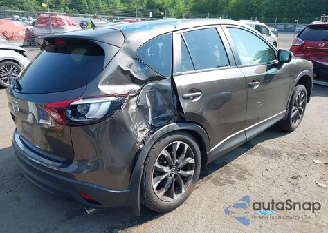 2016 Mazda Cx-5 Grand Touring из США, поврежденный, VIN JM3KE4DY2G0693365